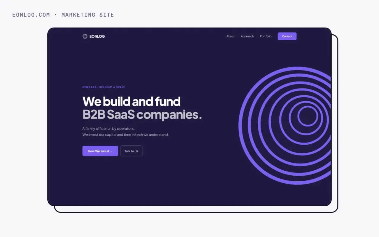 EONLOG — Website