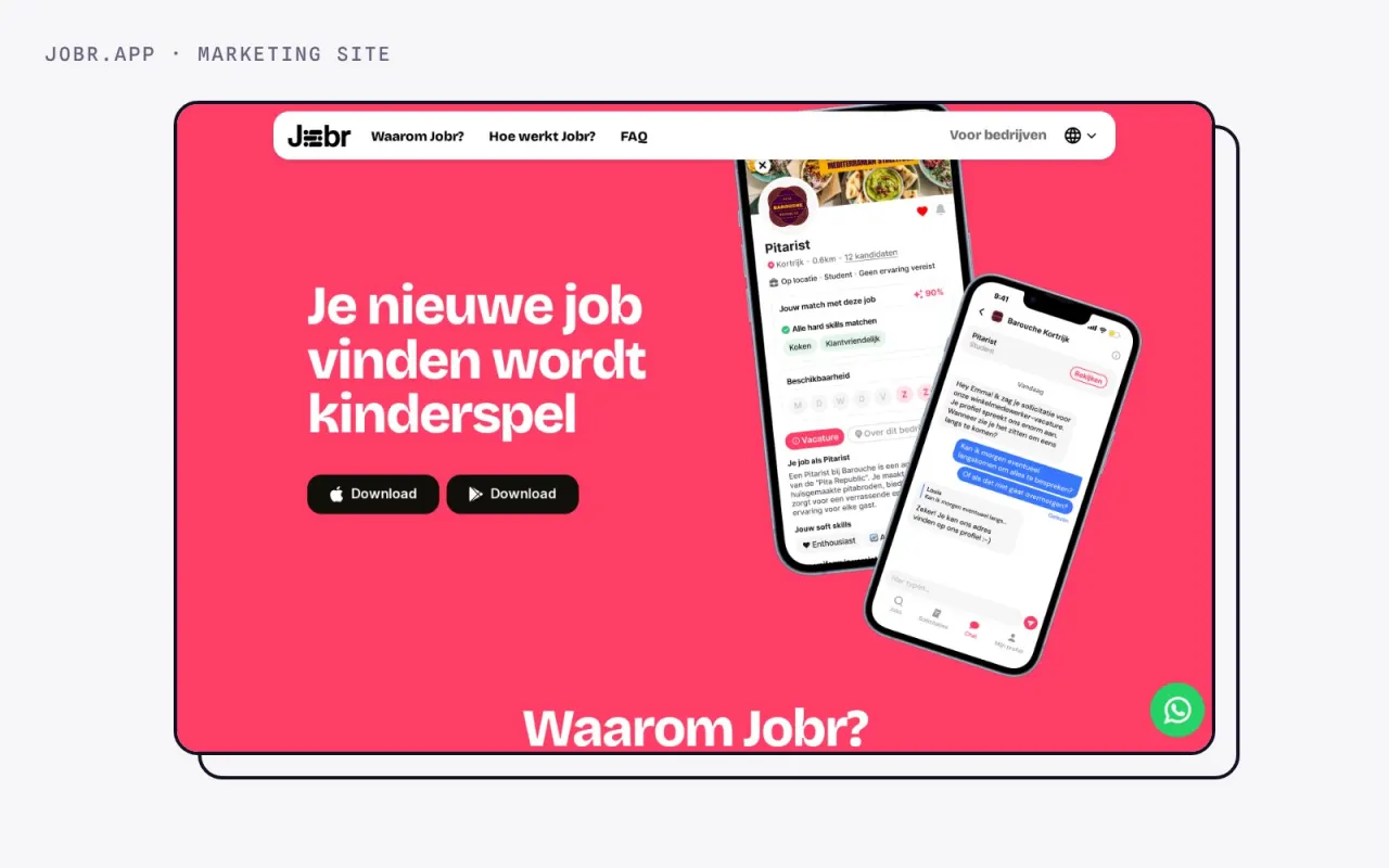 Jobr — Website