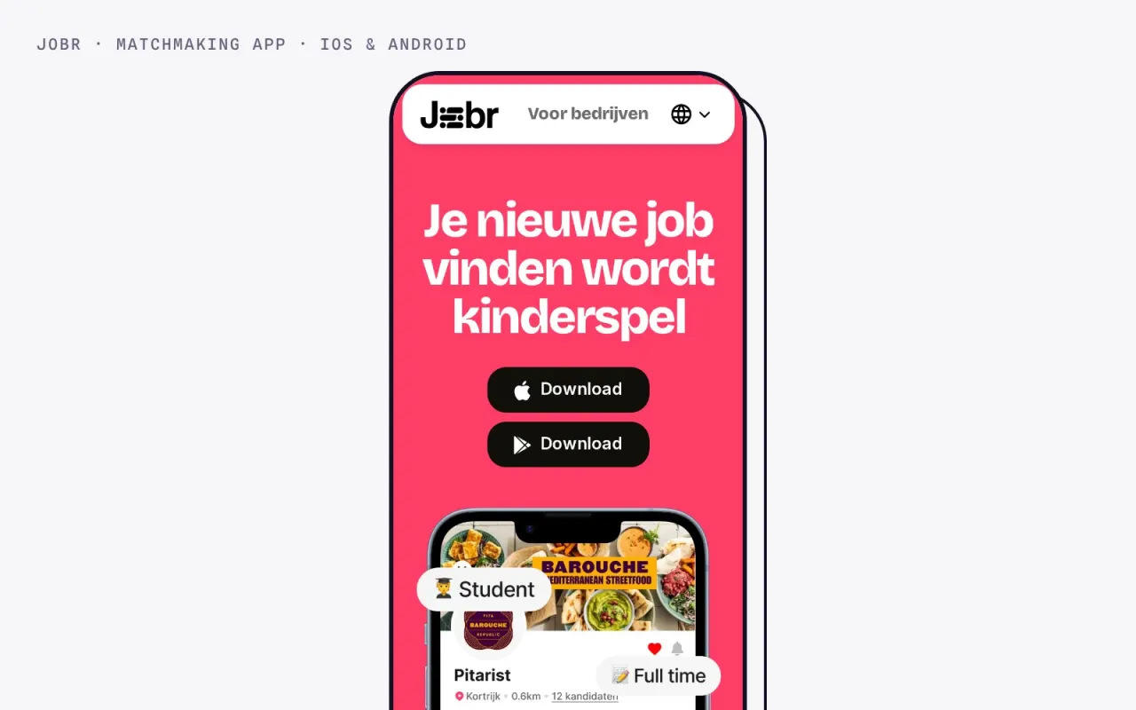 Jobr — Mobile app